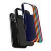 Retro Rainbow Tough Phone Case - Durable Protection for Your Device