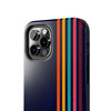 Retro Rainbow Tough Phone Case - Durable Protection for Your Device