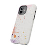 Artistic Tough Phone Cases - Vibrant Watercolor Splash Design