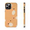 Abstract Polka Dot Tough Phone Case - Durable Protective Cover for Stylish Communication