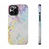 Colorful Marble Tough Phone Case - Durable and Stylish Protection