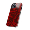 Bold Red Abstract Tough Phone Case - Durable & Unique Protection