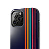 Retro Rainbow Tough Phone Case - Durable Protection for Your Device