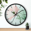 Elegant Floral Wall Clock - Modern Home Decor