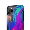 Vibrant Abstract Tough Phone Cases - Shockproof Protection with Colorful Design