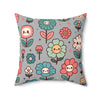 Cute Floral Decorative Pillow - Cozy Home Accessory