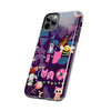 Whimsical Tough Phone Case - Colorful Animal and Floral Design