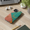 Stylish Tough Phone Cases with Elegant Geometric Design