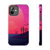 Vibrant Landscape Tough Phone Case - Sunset Design for Adventurers