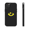 Mystic Eye Tough Phone Case - Durable Black Protector for Trendsetters