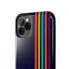 Retro Rainbow Tough Phone Case - Durable Protection for Your Device