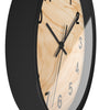 Rustic Natural Wood Wall Clock – Modern Minimalist Timepiece for Home and Office Decor