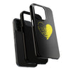 Bold Heart Tough Phone Case - Durable & Stylish Protection for Your Device