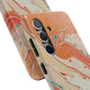 Artistic Tough Phone Cases – Colorful Abstract Marble Design