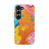 Vibrant Abstract Tough Phone Case | Colorful Protective Cover for Trendsetters