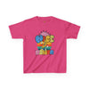 Kids Tee: Fine Power Motivational Words & Cartoons