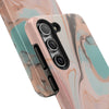 Artistic Marble Tough Phone Case - Stylish & Durable Protection