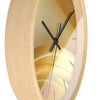 Elegant Gold Wave Wall Clock - Modern Home Decor Accents