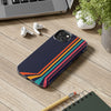 Retro Rainbow Tough Phone Case - Durable Protection for Your Device