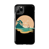 Tough Phone Case - Serene Sailing Sunset Design