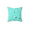 Modern Terrazzo Print Pillow | Stylish Spun Polyester Cushion for Home Decor