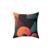 Abstract Geometric Art Pillow | Modern Decor for Home and Office