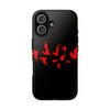 Bold Red Flames Tough Phone Case - Durable Protection for Adventurers