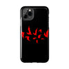 Bold Red Flames Tough Phone Case - Durable Protection for Adventurers