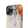 Colorful Kids’ Phone Case – Cute Cartoon Design with Balloons and Animals