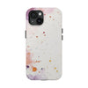 Artistic Tough Phone Cases - Vibrant Watercolor Splash Design