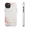 Artistic Tough Phone Cases - Vibrant Watercolor Splash Design