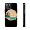 Tough Phone Case - Serene Sailing Sunset Design