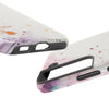 Artistic Tough Phone Cases - Vibrant Watercolor Splash Design