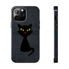 Halloween Black Cat Tough Phone Case