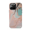 Artistic Marble Tough Phone Case - Stylish & Durable Protection