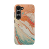 Artistic Tough Phone Cases – Colorful Abstract Marble Design