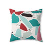 Modern Abstract Decor Pillow | Spun Polyester Square Pillow - Vibrant Geometric Design for Home Accent