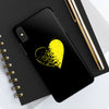 Bold Heart Tough Phone Case - Durable & Stylish Protection for Your Device