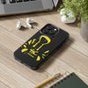 Tough Phone Cases - Durable Protection with Edgy Yellow Design