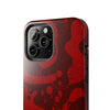 Bold Red Abstract Tough Phone Case - Durable & Unique Protection