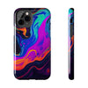 Vibrant Abstract Tough Phone Cases - Shockproof Protection with Colorful Design