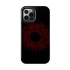 Bold Red Starburst Tough Phone Case - Durable Protection for Style and Safety