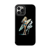 Stylish Beach Vibe Tough Phone Case with Surfing Design