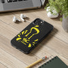 Tough Phone Cases - Durable Protection with Edgy Yellow Design