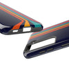 Retro Rainbow Tough Phone Case - Durable Protection for Your Device