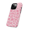 Chic Floral Tough Phone Case - Stylish Pink Frame Design