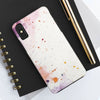 Artistic Tough Phone Cases - Vibrant Watercolor Splash Design