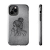 Stylish Tough Phone Cases with Artful Line Drawing - Perfect Gift for Teens and Young Adults