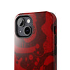 Bold Red Abstract Tough Phone Case - Durable & Unique Protection