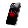 Bold Red Flames Tough Phone Case - Durable Protection for Adventurers